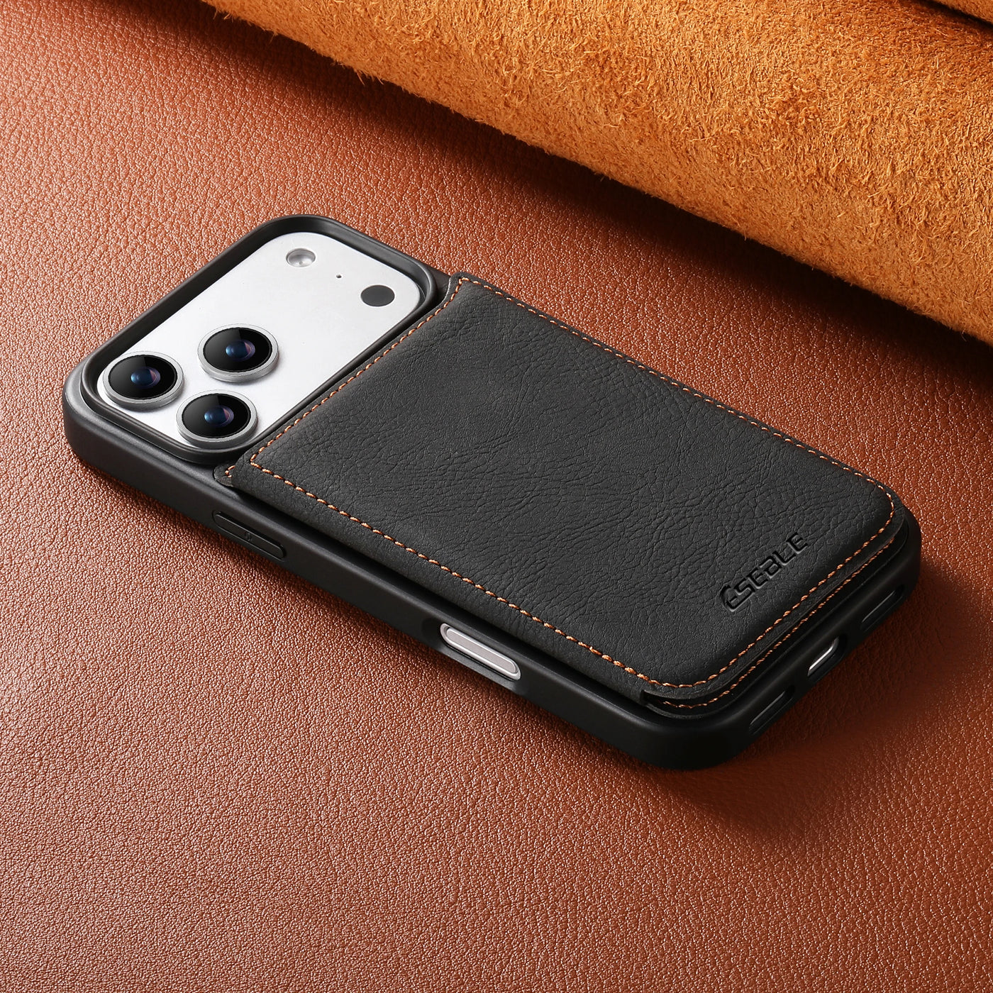 Luxury Leather Wallet Case for iPhone