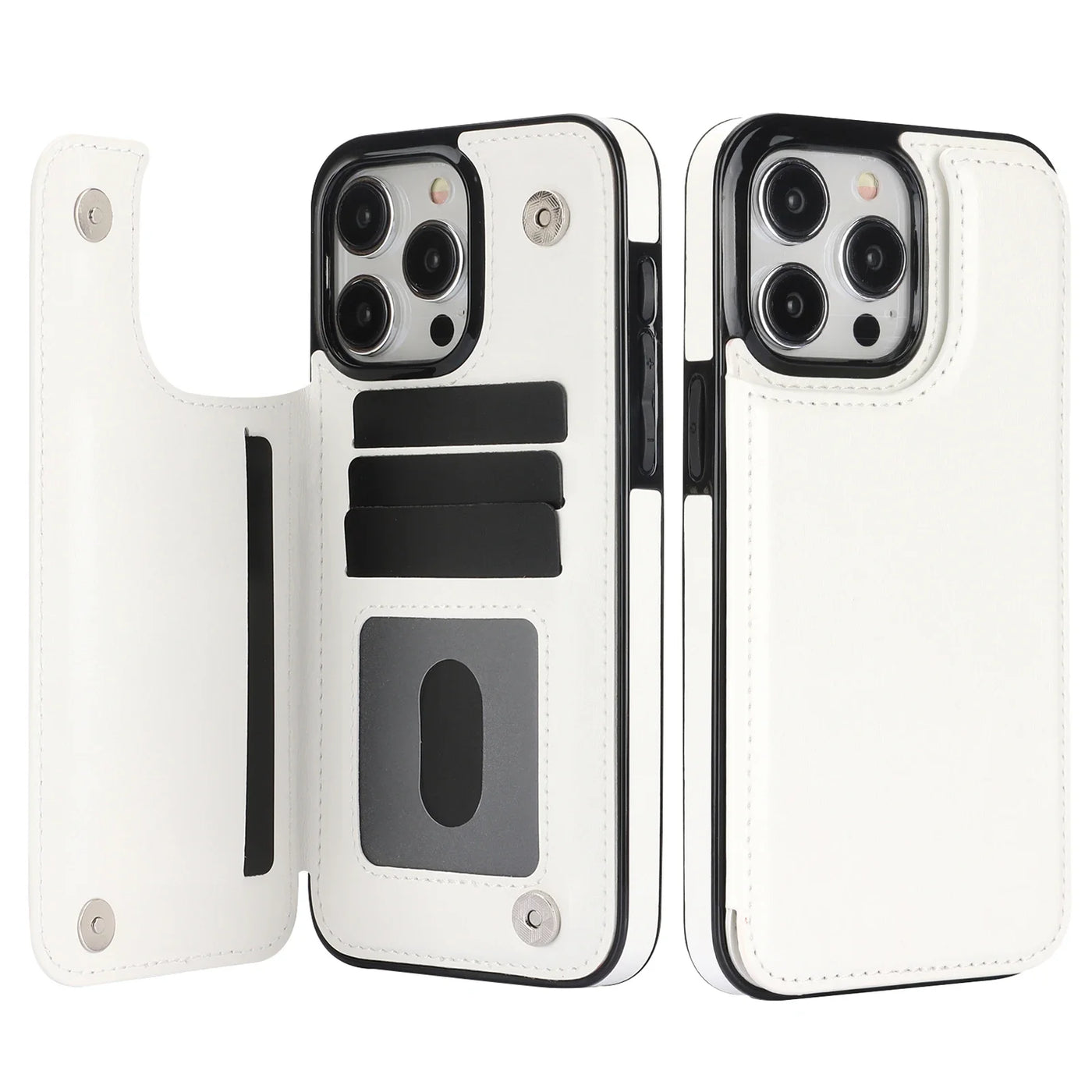 Leather Wallet Case for iPhone