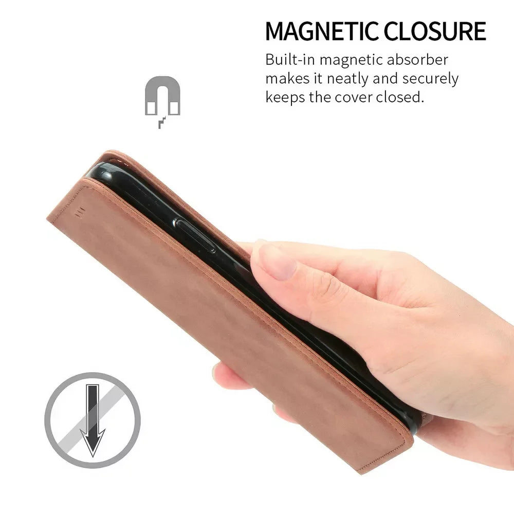 Leather Wallet Case for Google Pixel
