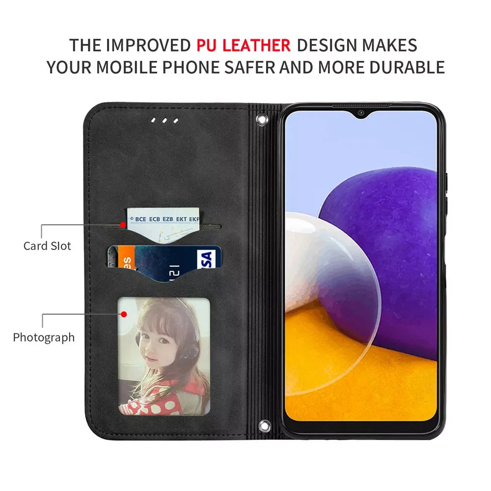 Leather Wallet Case for Google Pixel