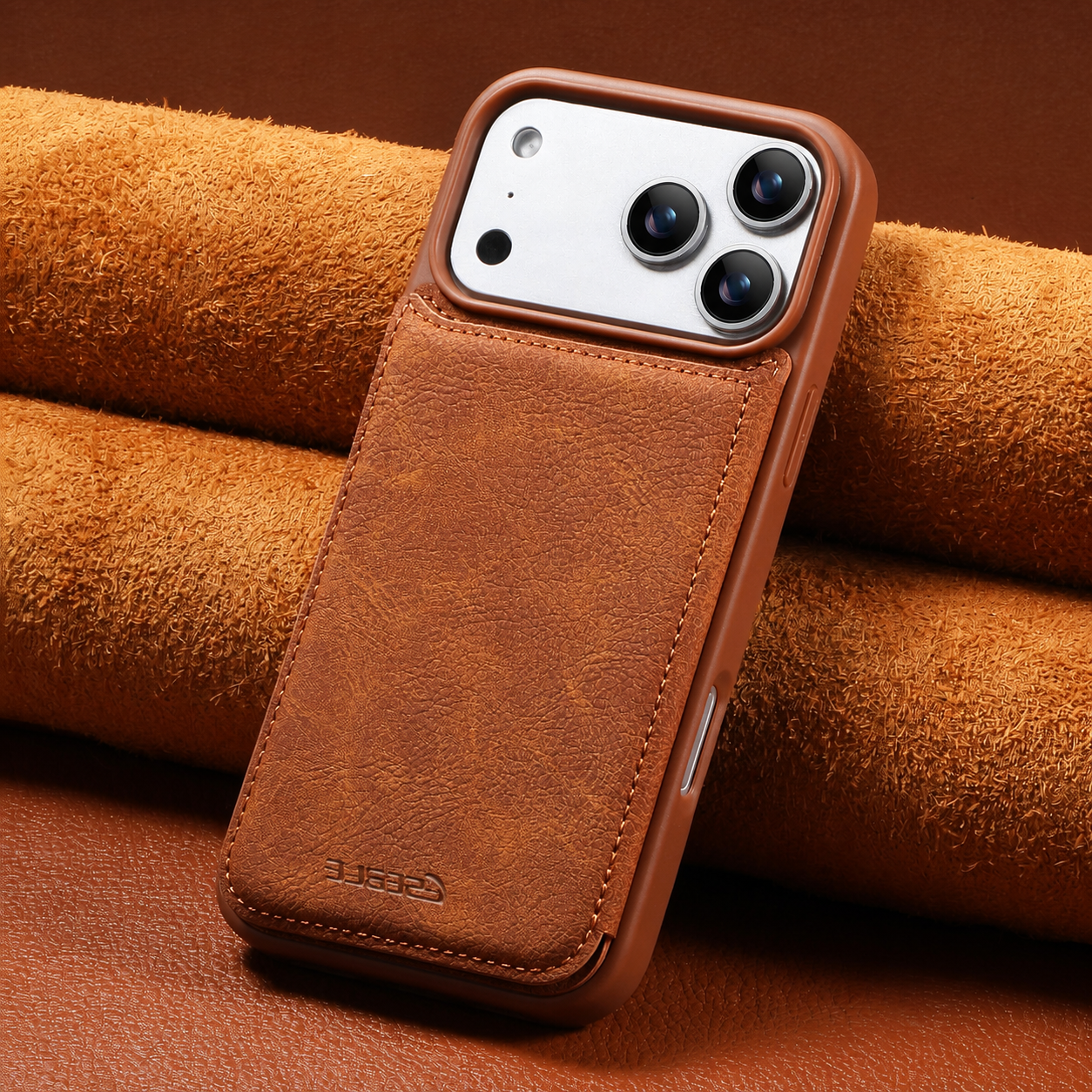 Luxury Leather Wallet Case for iPhone