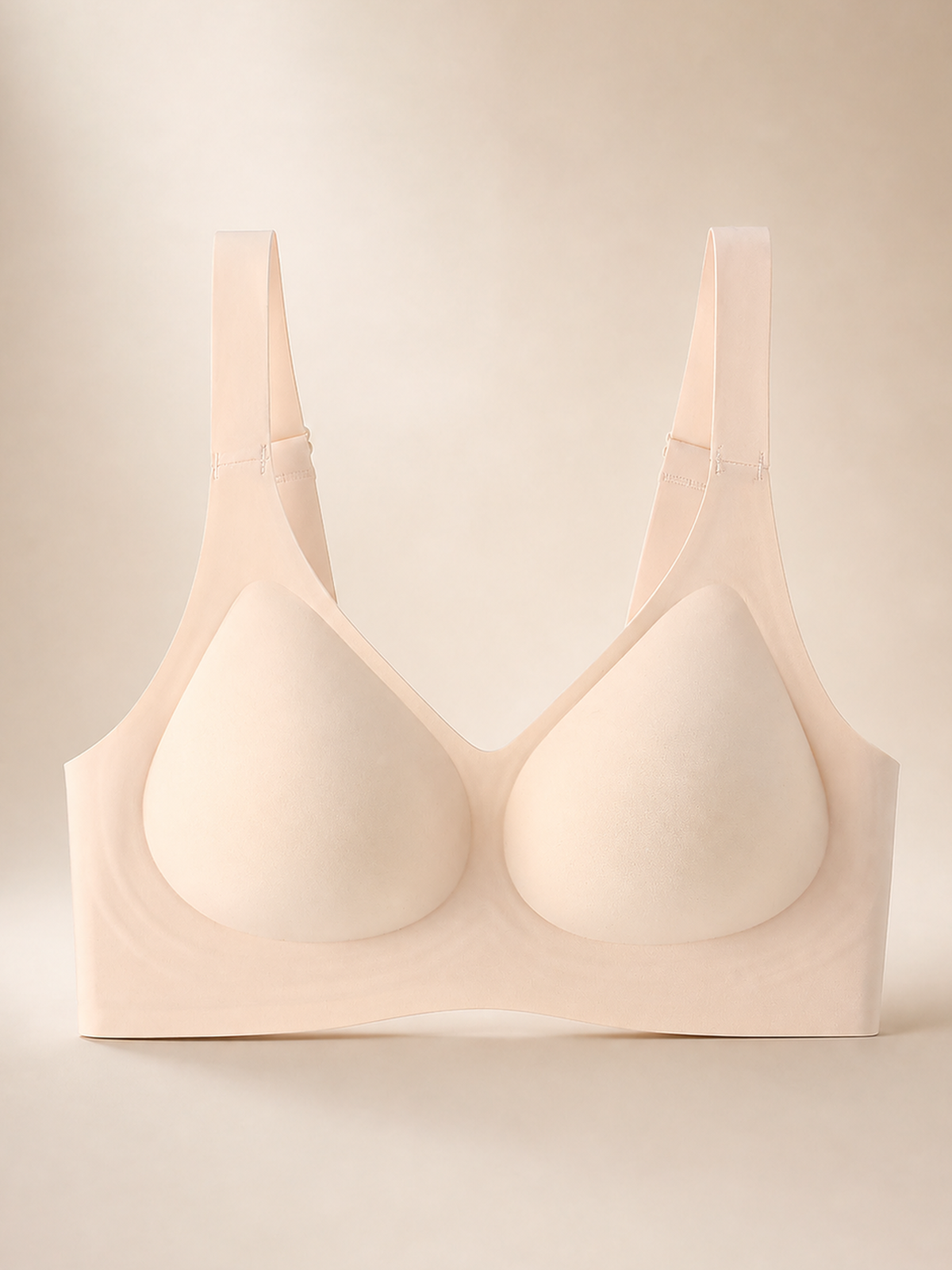 Faveno Jelly Bra in Light Nude on a warm ivory studio background